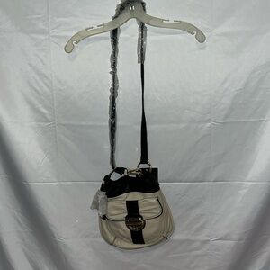 B. Makowsky, Black and Cream Crossbody, New with Tags